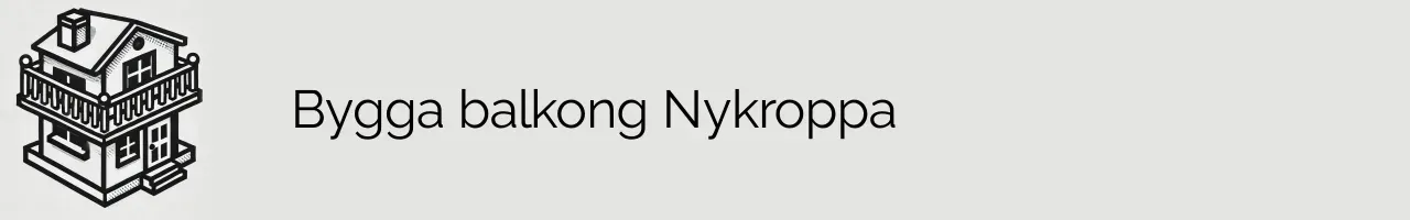 Bygga balkong Nykroppa